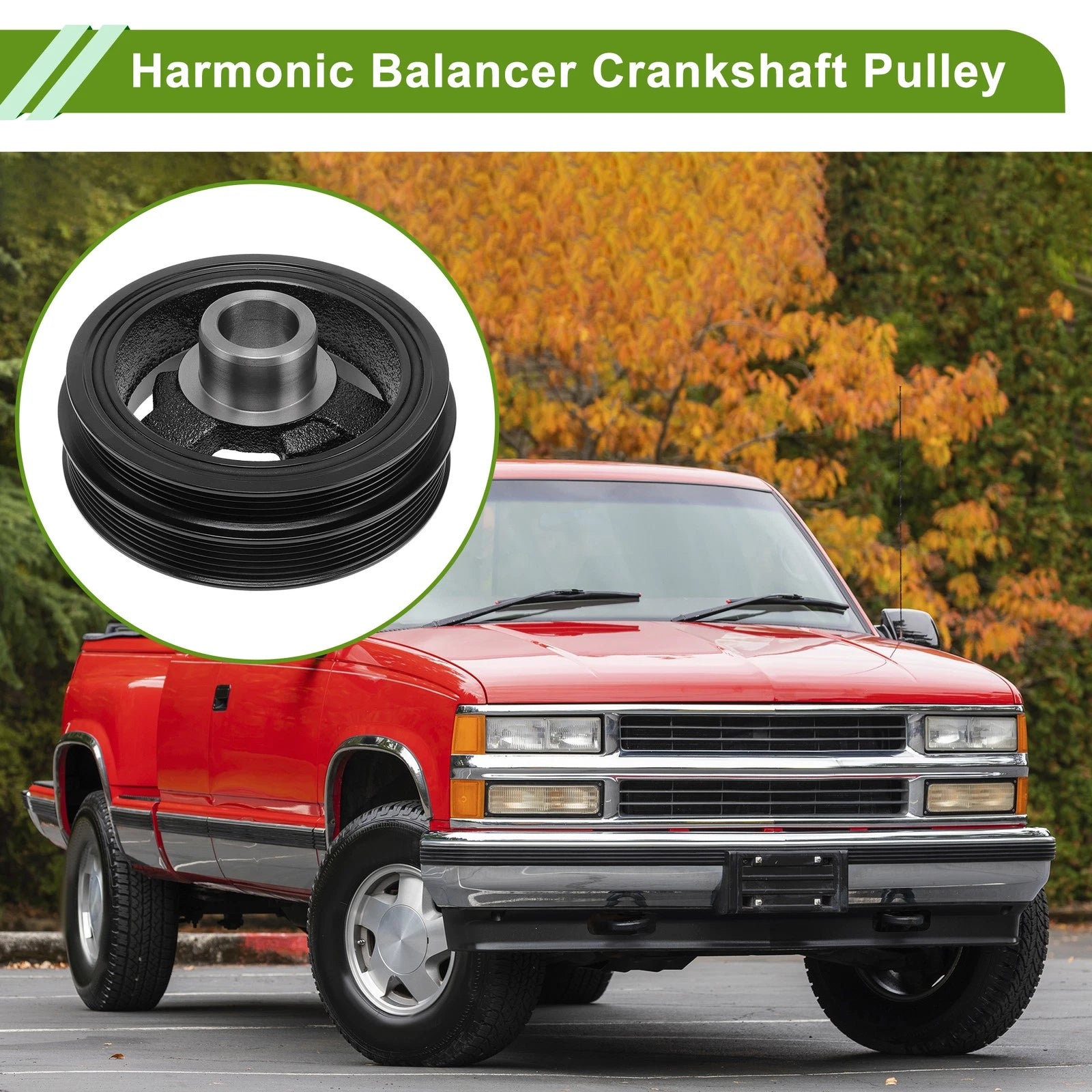 Engine Harmonic Balancer Crankshaft Pulley for Ford Explorer (2002–2010) No.7T4Z6312B