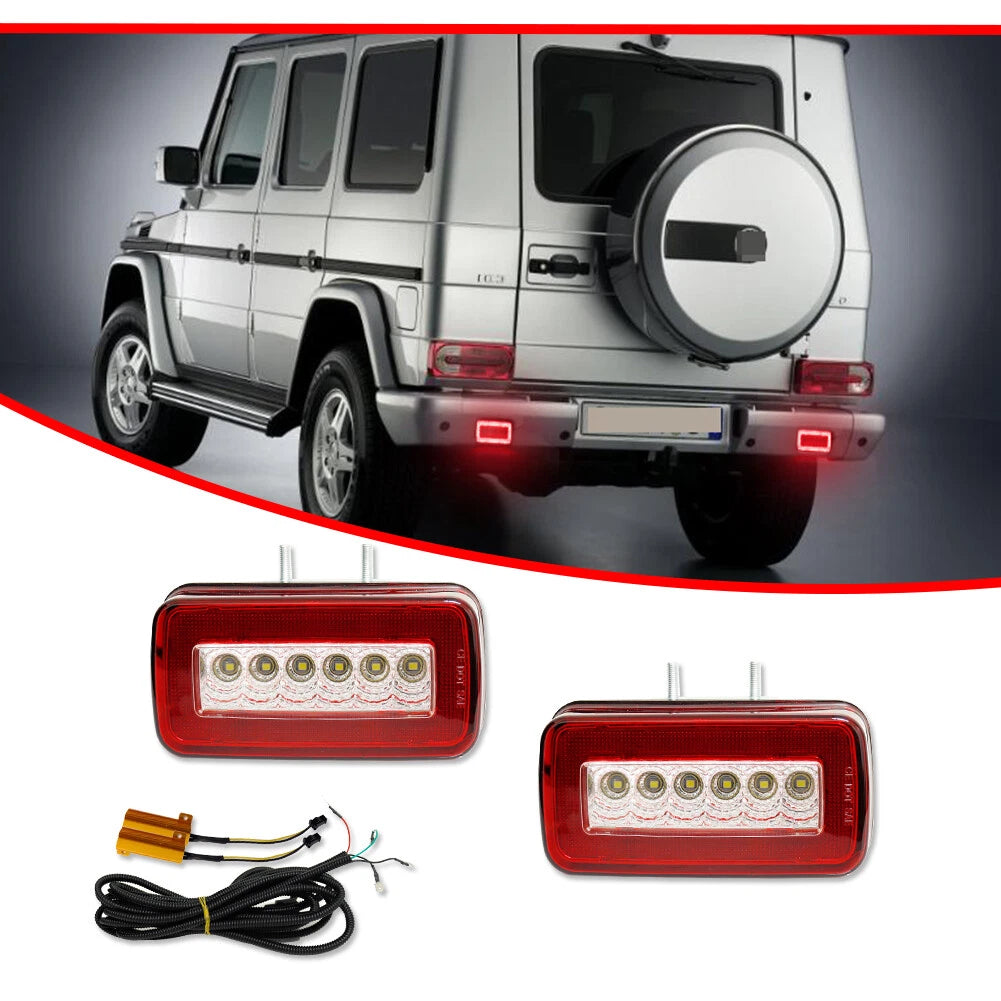 Red LED Rear Fog Light for Mercedes G-Class (1986–2018)