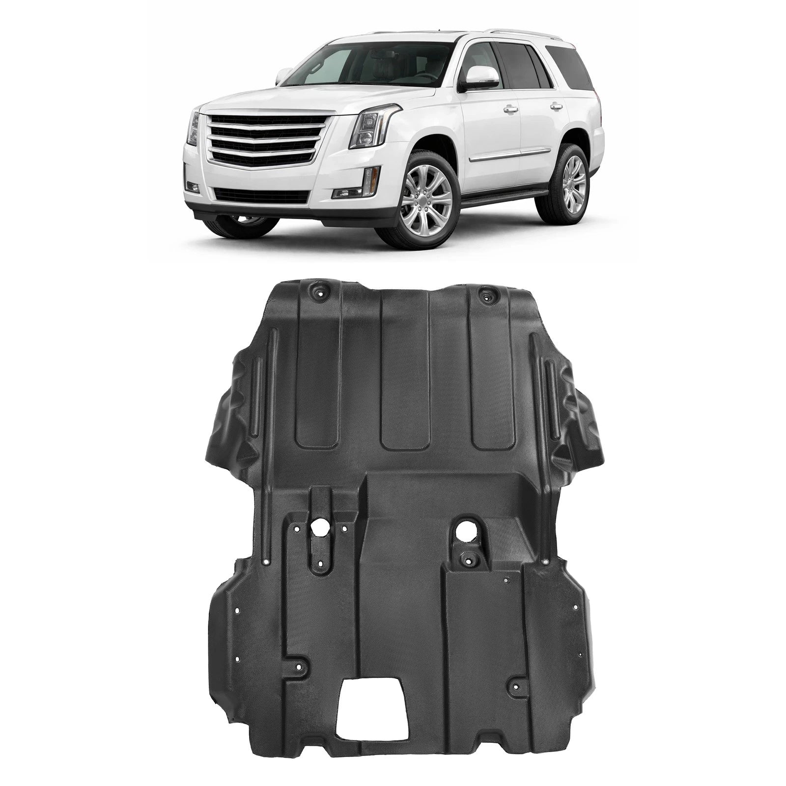 Front Lower Engine Splash Shield for Chevy Silverado 1500 (2014–2019)