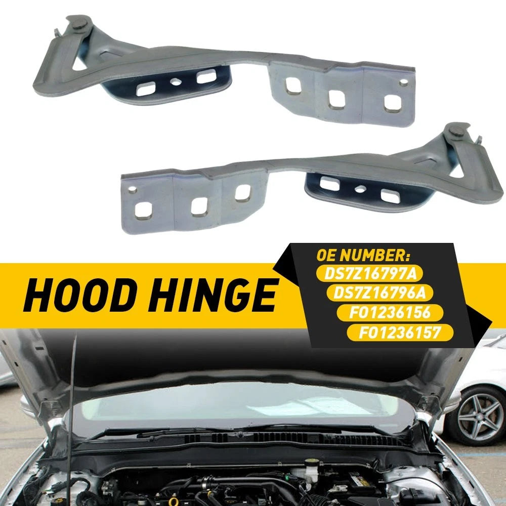 Hood Hinge Set for Ford Fusion (2013–2019) Right & Left Pair