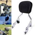 Detachable Backrest Sissy Bar for Harley Touring Street Glide Road King (2014–2023)