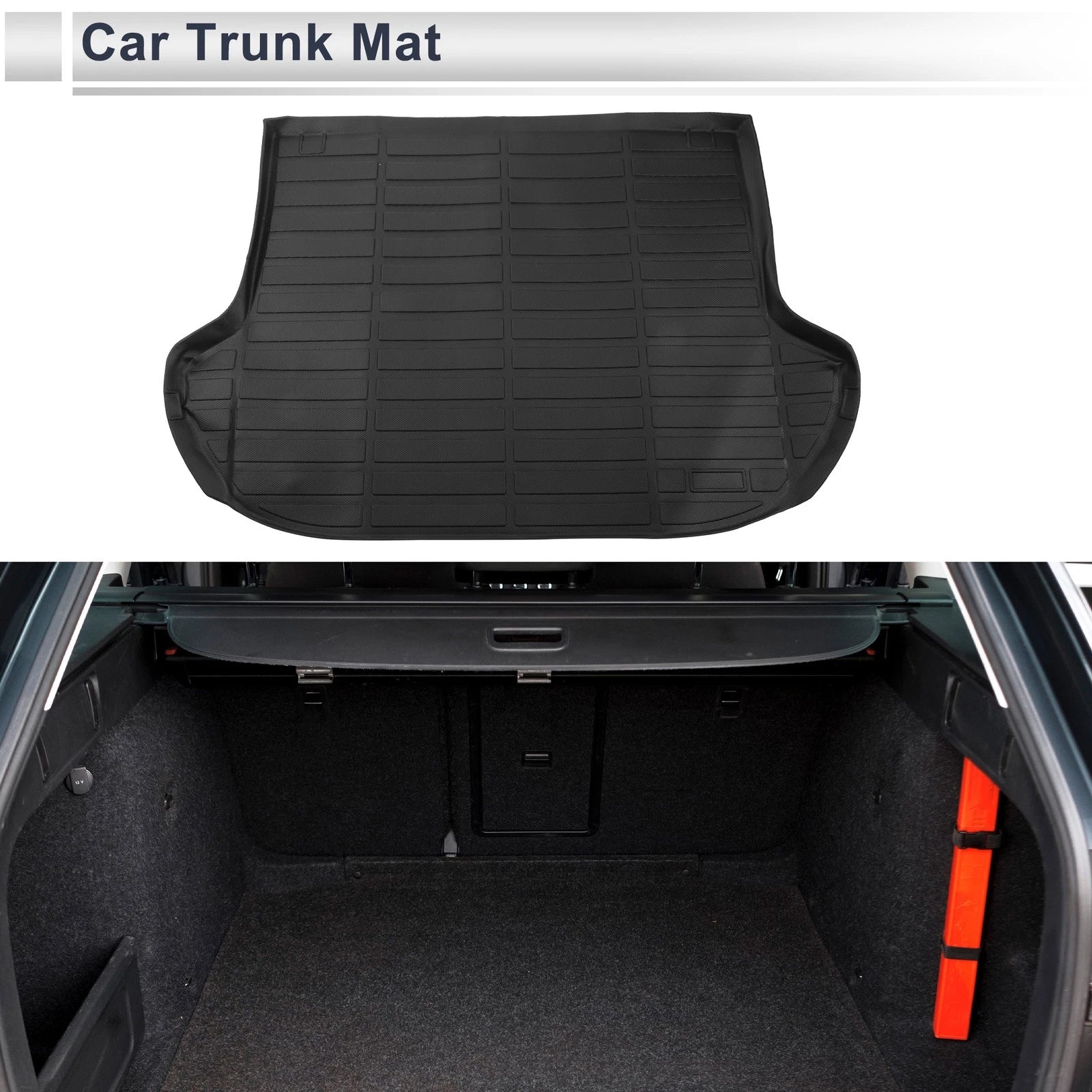 Cargo Liner Rear Trunk Mat for Nissan Murano (2015–2024) TPE Long Grid Pattern