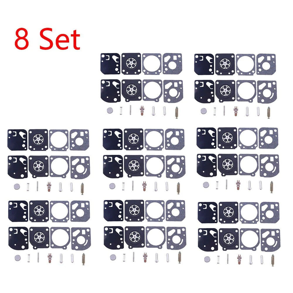 8x Carburetor Diaphragm Repair Kit for Ryobi 26cc 30cc (ZAMA RB29 RB-29 C1U)