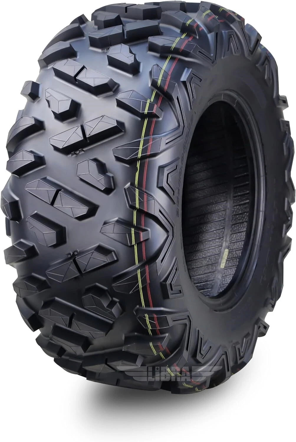 WANDA UTV ATV Tire 25x10-11 6-Ply Solid 20mm Tread (10416)