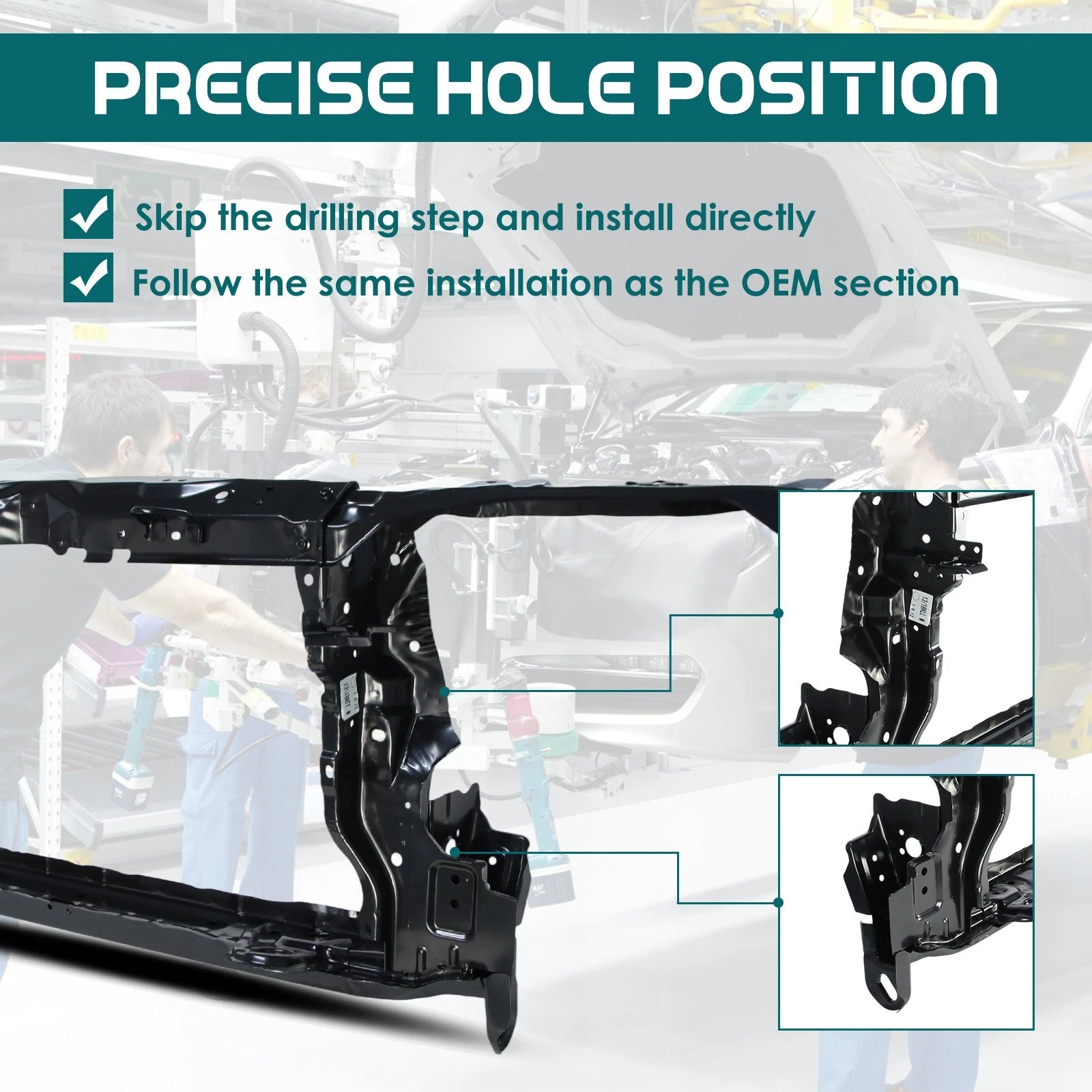 Radiator Support Core Assembly for Toyota Corolla Sedan (2014–2019)