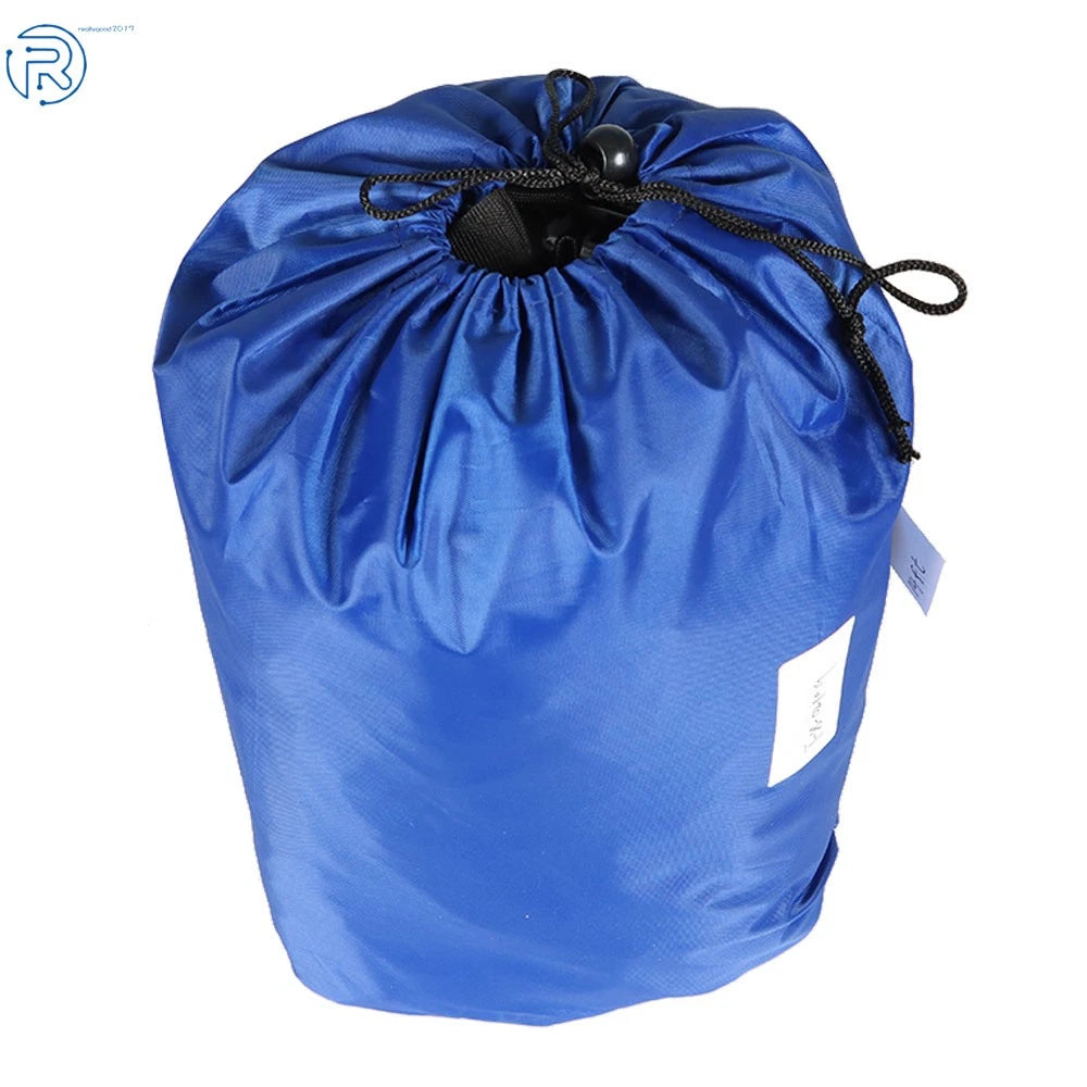 Boat Cover for Jon Boat (12-18ft, Beam Width Up to 75 inches) 210D Blue