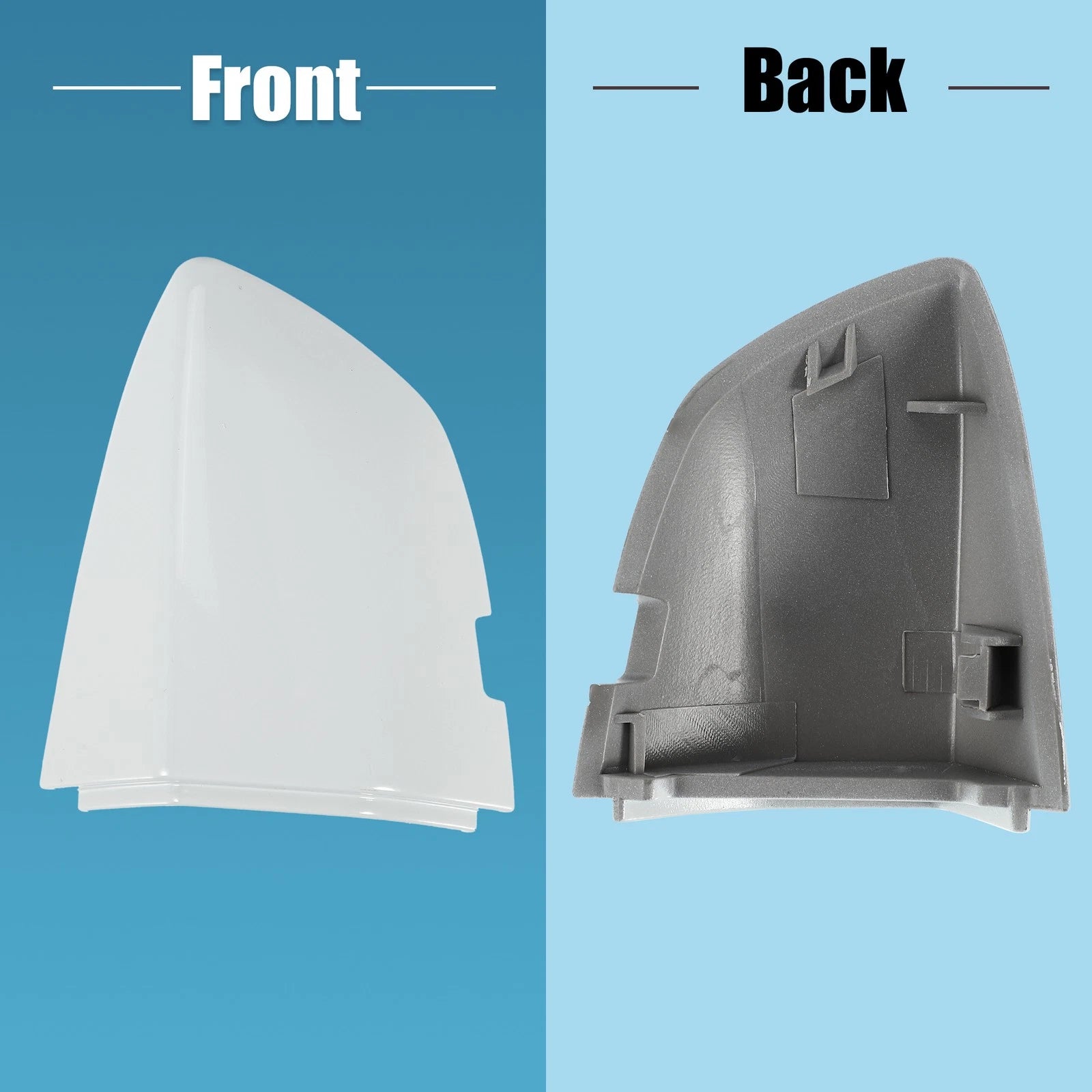 Front Left Door Handle Cover for Volkswagen Jetta (2011–2018) - White