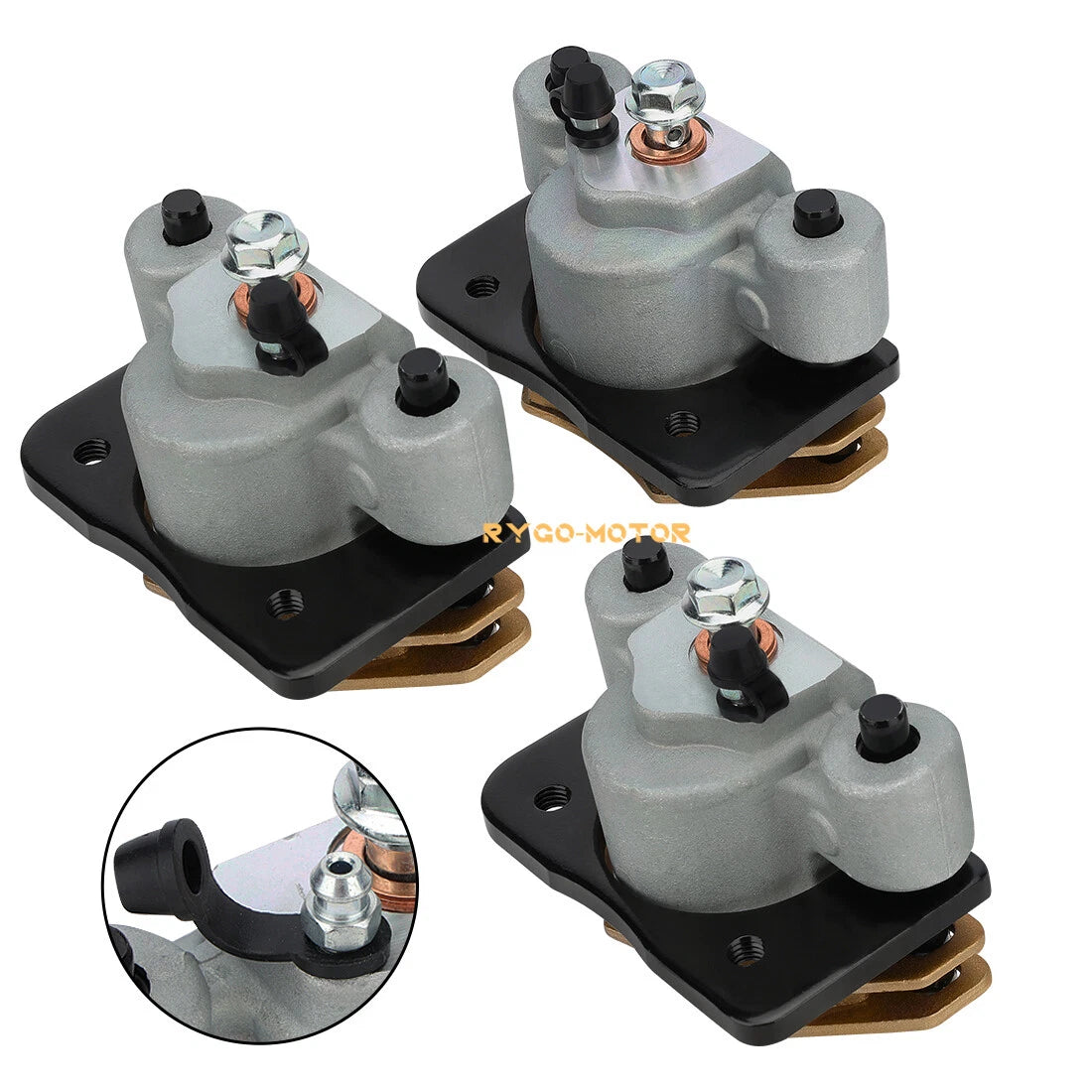 Front & Rear Brake Calipers for Arctic Cat Alterra Thunder Cat 400 500 650 700
