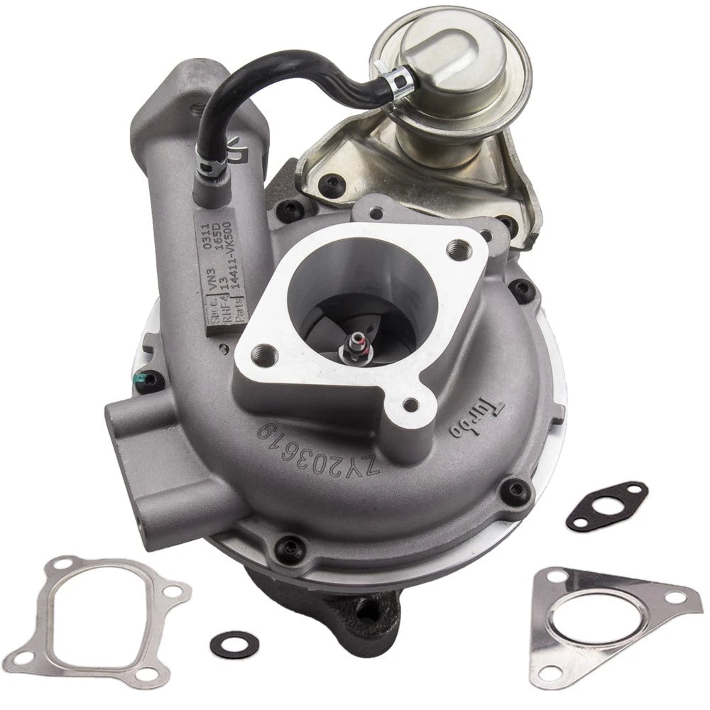 Turbocharger for Nissan Navara 2.5 133hp (2001–2004) 14411-VK500 VD420058