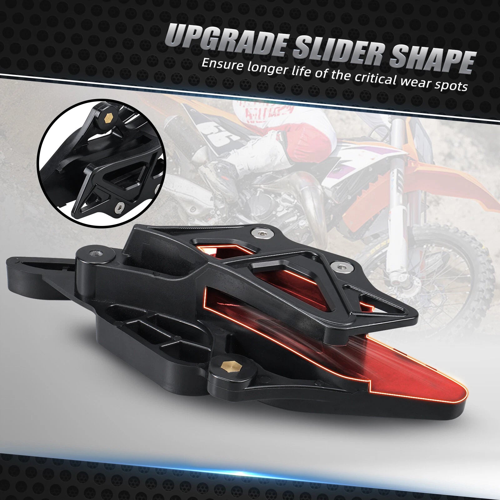 Rear Chain Guide Guard Protector for Husqvarna TE150 FE350 2024