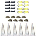 E-Track Tie-Down Kit for (5' Rails, 8 End Caps/Straps/Rings)