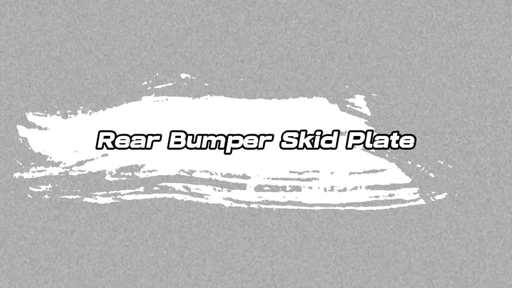 Rear Bumper Tow Hook Cover Skid Plate for Range Rover Sport (2014–2017)