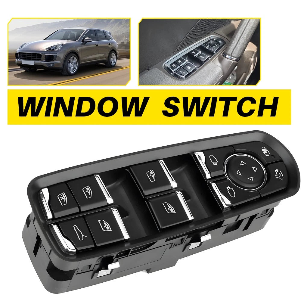 Driver Side Window Switch for Porsche Panamera Cayenne (2011–2018) 7PP959858AEDML H