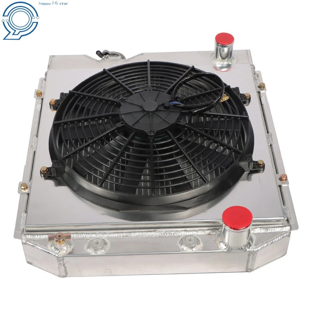 3 Row Aluminum Radiator with Fan Shroud for Ford Mustang Falcon (1960–1966)