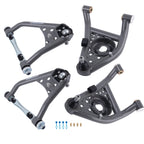 Set of 2 Tubular Upper Lower Control Arms for A-Body 67-69 Camaro Firebird 68-74 Nova