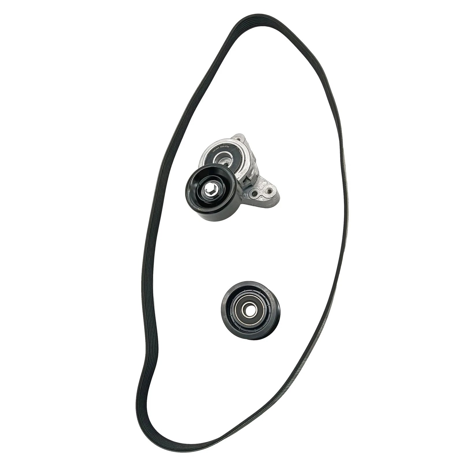 Serpentine Belt Tensioner Pulley Kit for Honda CR-V 2012–2014 (90K38278D)