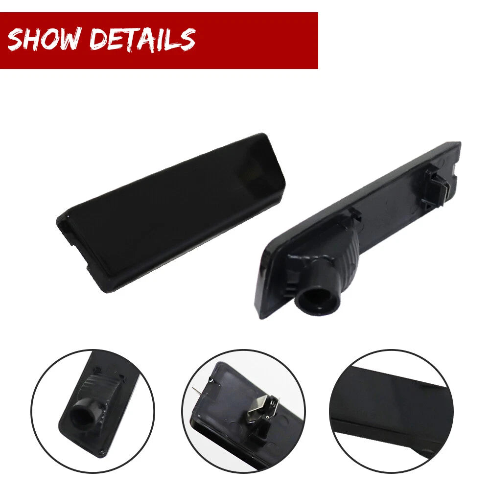 2X Smoked Lens Rear Bumper Side Marker Lights for Ford Transit Connect (2010–2013)