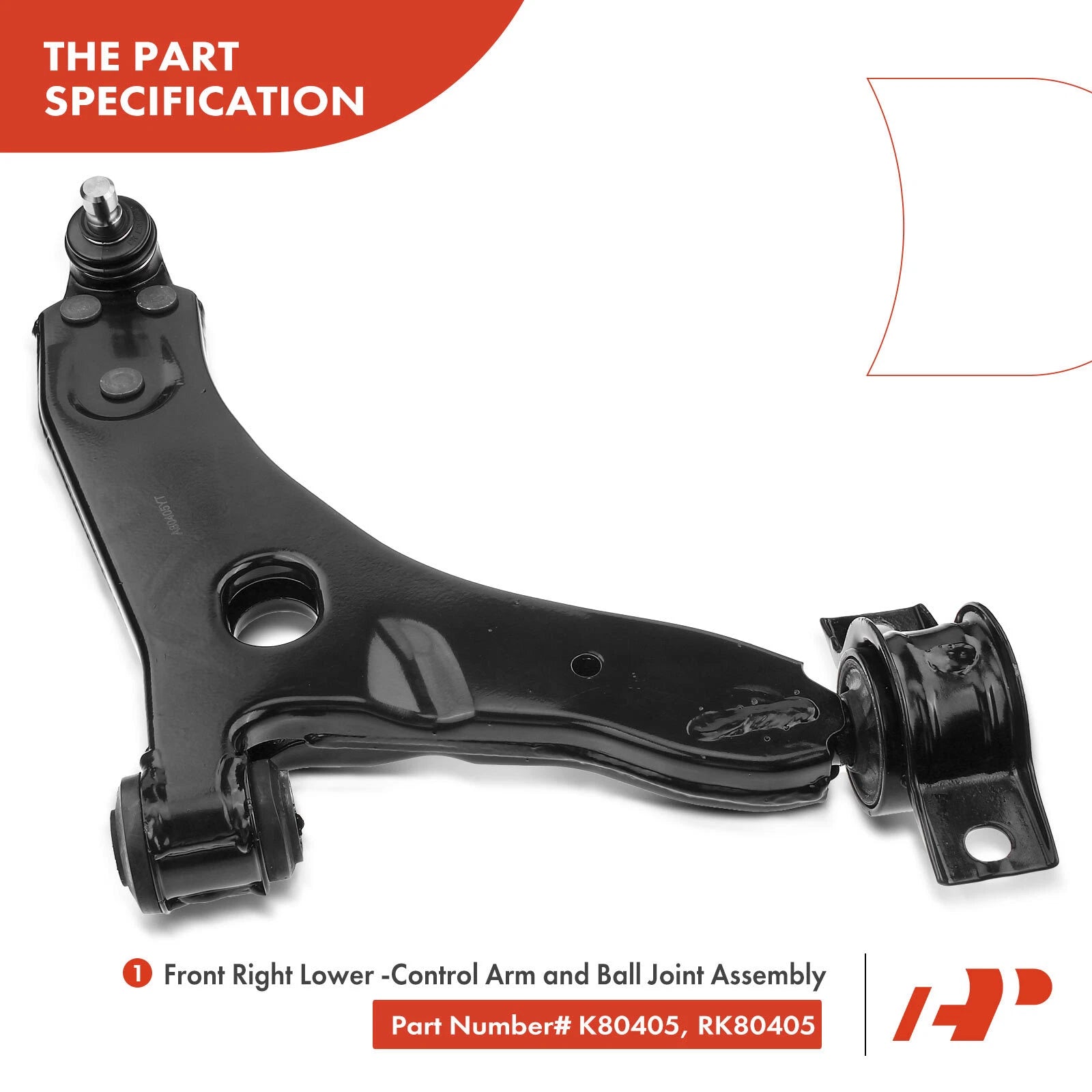 Set of 8 Front Lower Control Arm Ball Joints Tie Rods for Ford Focus (2000–2004)