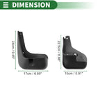Set of 4 Mud Flaps Splash Guards for Nissan Sylphy (2009–2011)