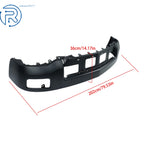 Black Split Front Bumper for Chevy Silverado 1500 (2014-2015)
