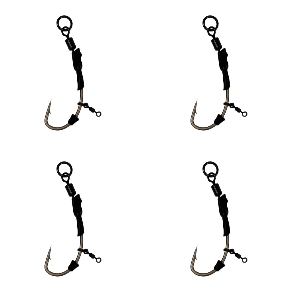 4X Swivel Eye Oval Screws for Carp Fishing Ronnie Rig