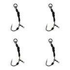 4X Swivel Eye Oval Screws for Carp Fishing Ronnie Rig