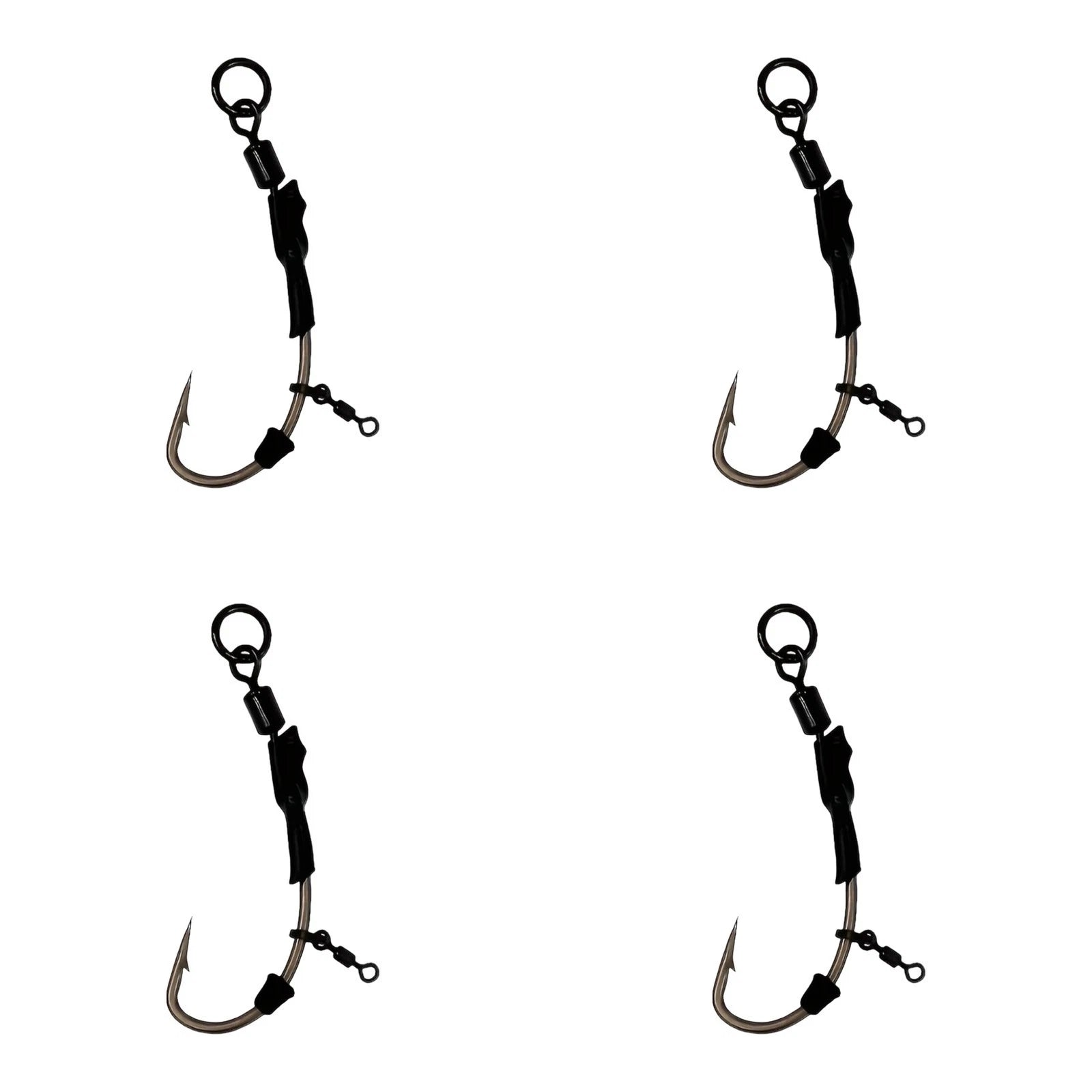 4X Swivel Eye Oval Screws for Carp Fishing Ronnie Rig