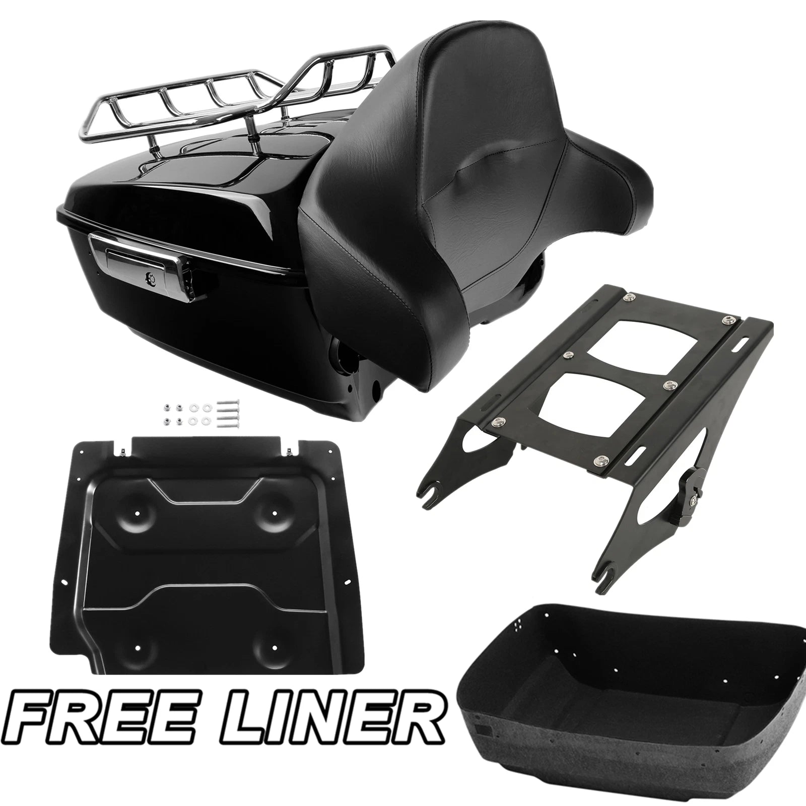 Trunk Pad Mount Base Plate for Harley Street Glide (2014–2025)