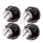 Set of 4 Red T3 Neo Wedge 3014 SMD LED A/C Heater Climate Lights