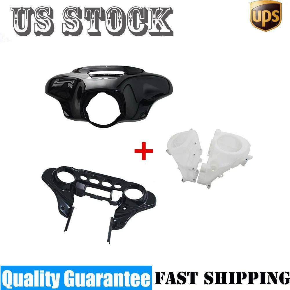 Batwing Inner & Outer Fairing Speakers Cover for Harley-Davidson Touring (2014–2023)