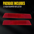 2X Rear Bumper Reflectors for Chevrolet Equinox (2010–2017)
