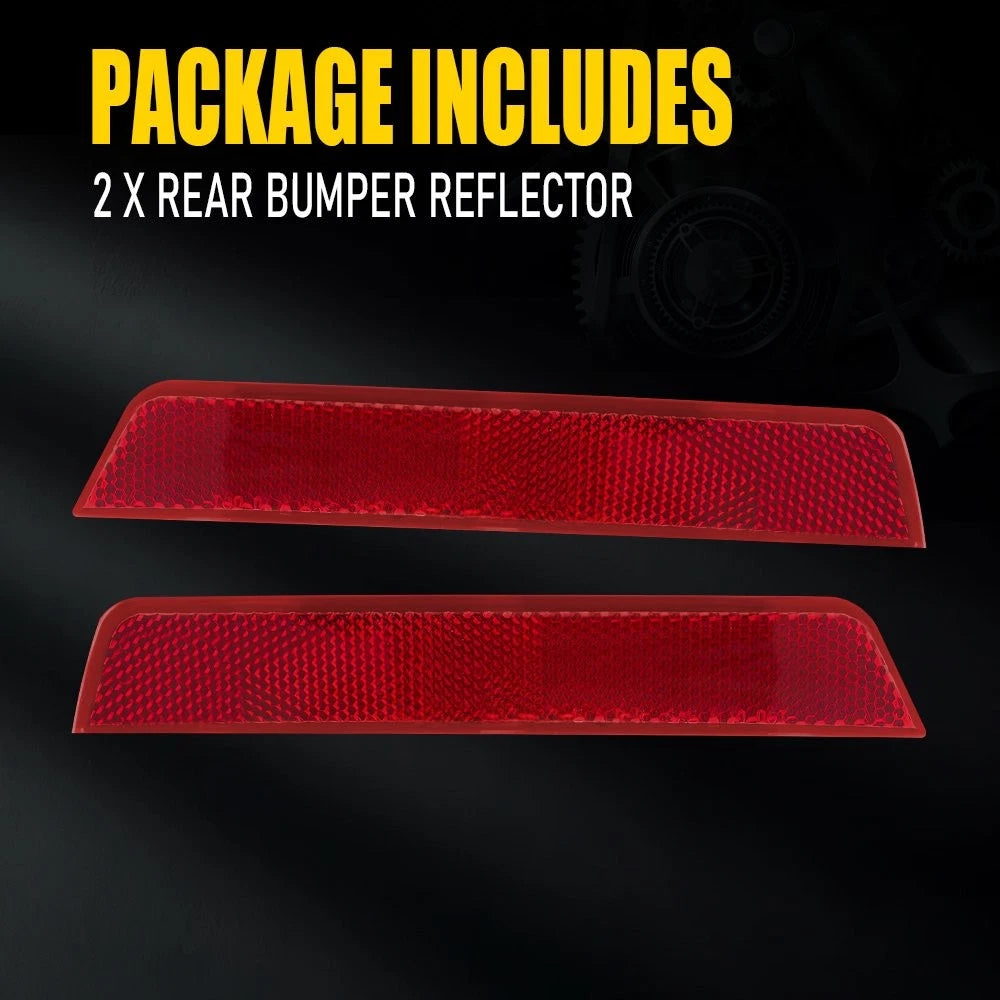 2X Rear Bumper Reflectors for Chevrolet Equinox (2010–2017)