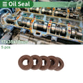 Oil Seal FKM Rubber 17x35x10mm for Various Models (5 Pcs)
