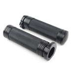 Black Handlebar Handgrip for Harley Sportster Dyna Softail Touring
