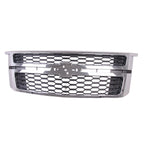 Replacement Black Chrome Plastic Front Grille for Volkswagen Jetta (2019–2024)