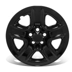 Set of 4 Gloss Black 17" Wheel Hubcaps for Toyota RAV4 (2006–2012)