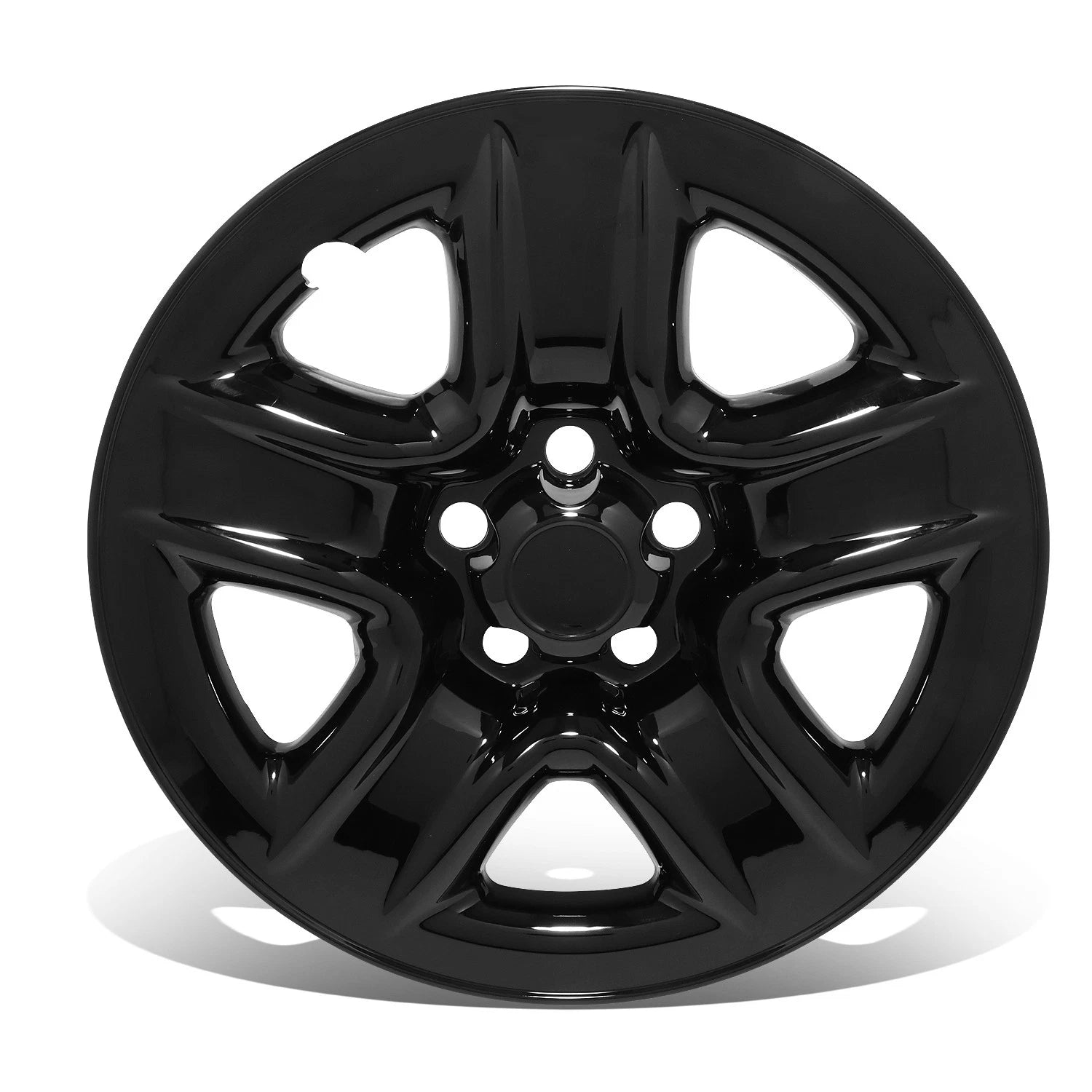 Set of 4 Gloss Black 17" Wheel Hubcaps for Toyota RAV4 (2006–2012)