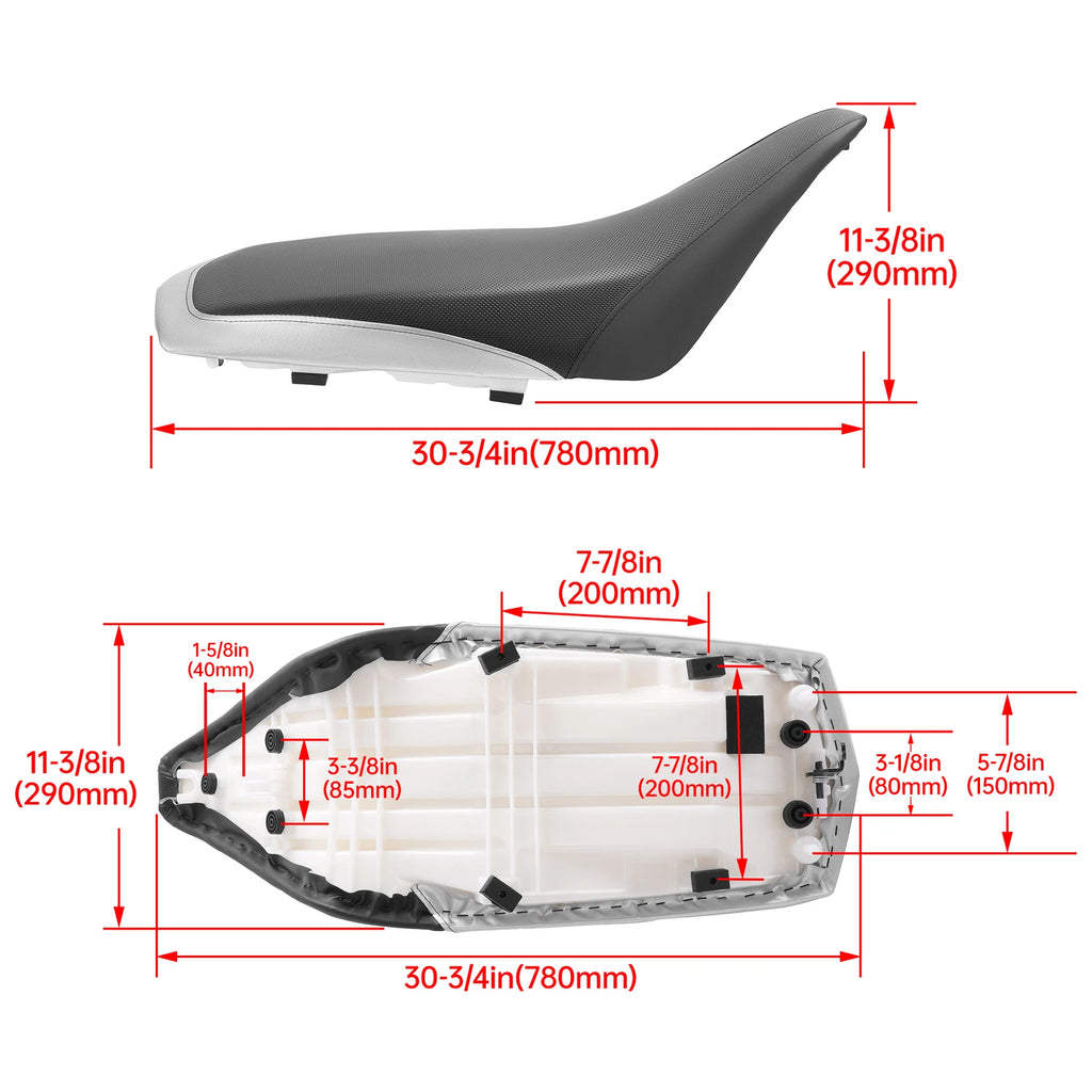 Complete Seat Plastic for Yamaha Raptor 660R (2001–2005)