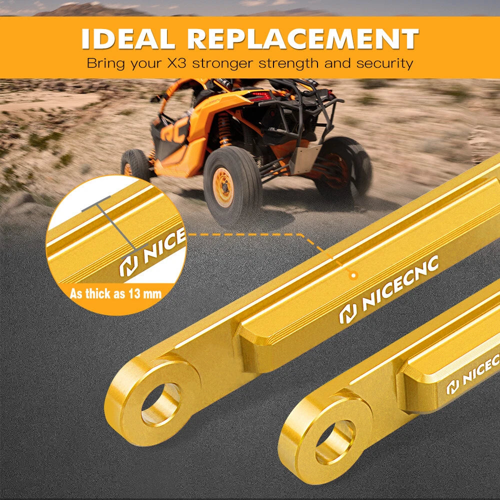Radius Rod Race Plates for Can-Am Maverick X3 (2017–2023)