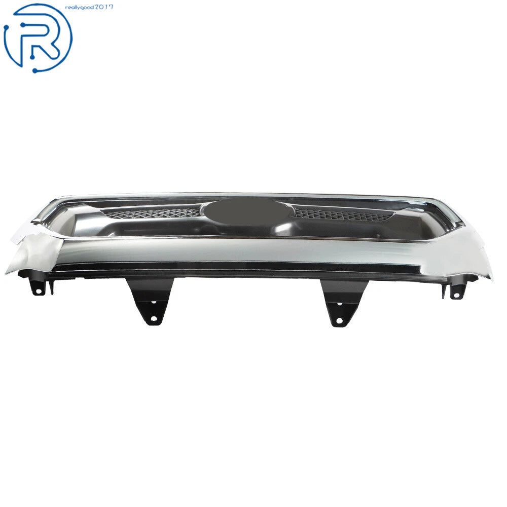 Front Upper Grille for Toyota Tacoma (2012-2015) Black with Chrome Trim
