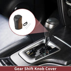 1 Pc Gear Shift Knob Cover for Nissan Murano (2009–2013) Black Brown Faux Leather