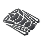 Black Motorcycle Oil Fuel Tank Pad Cover Guard Protector Decal Sticker
