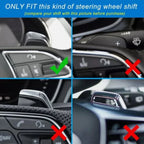 Steering Wheel Shift Paddle Extensions for Audi S3 S5 S6 RS3 RS4 RS6 RS7