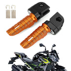 Front Footrests Foot Pegs for Kawasaki Z300 Z400 Z650 Z800 Z900 Z1000 (2015–2023)