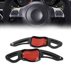 Black Steering Wheel Paddle Shifter Extensions for VW Golf Jetta Passat Polo