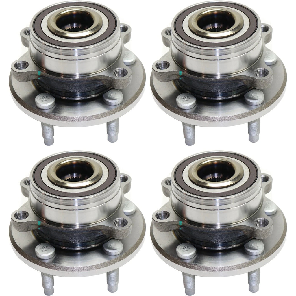 Wheel Hubs for Ford Explorer (2011–2020) Front & Rear 5 Lug with Bearing