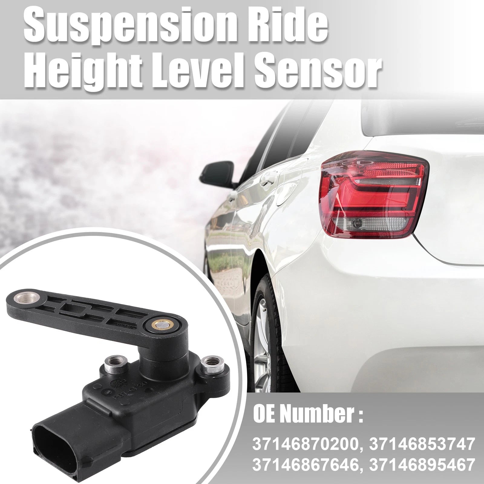 Front Rear Air Suspension Ride Height Level Sensor for BMW i3 (2014–2020) 37146870200