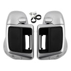 Lower Vented Leg Fairings for Harley Electra Glide (2014–2025) - Brilliant Silver Pearl