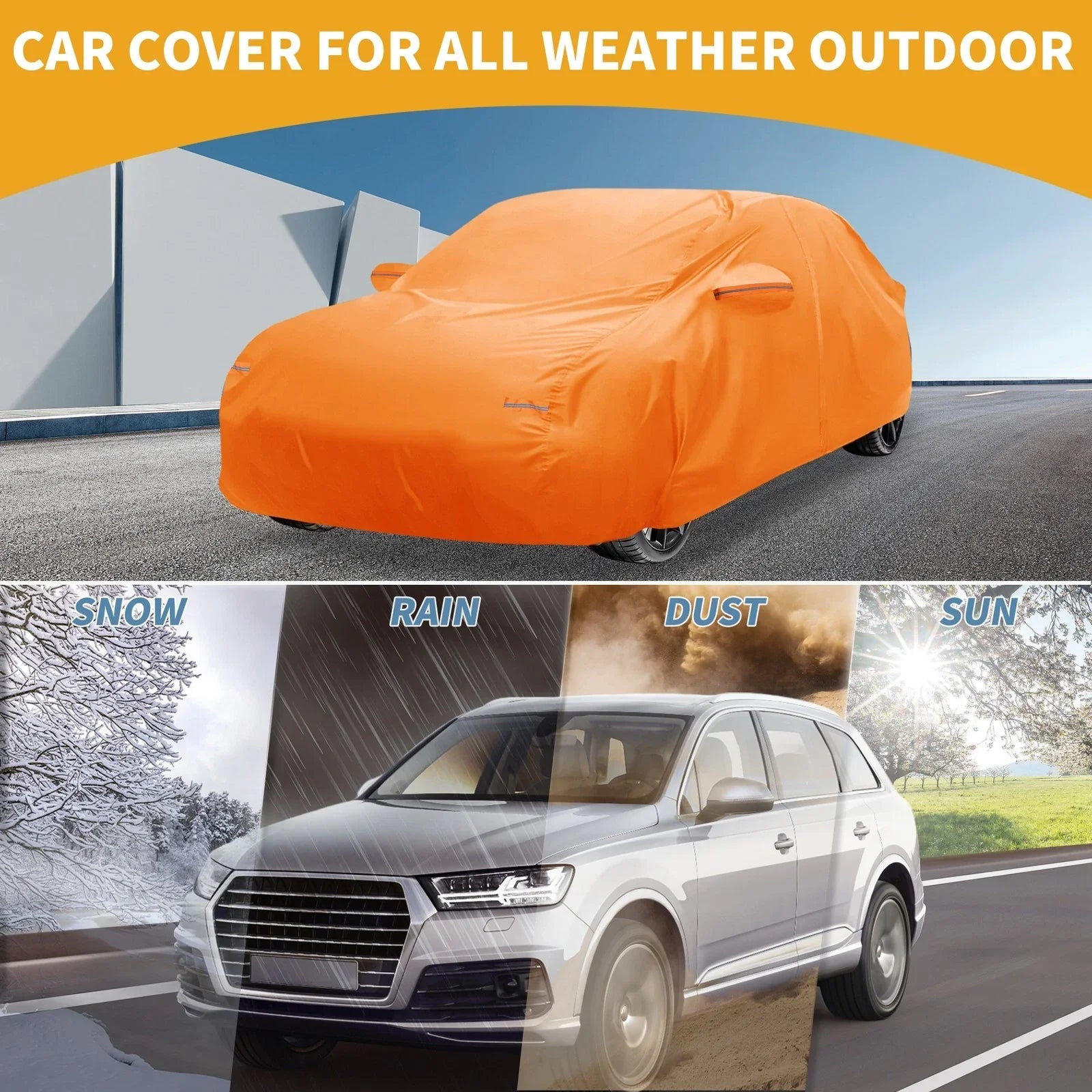 Waterproof All Weather Car Cover for Hyundai Sonata (2015-2023)