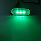 12V 3 SMD LED Green Signal Light for Truck Trailer RV Boat Car